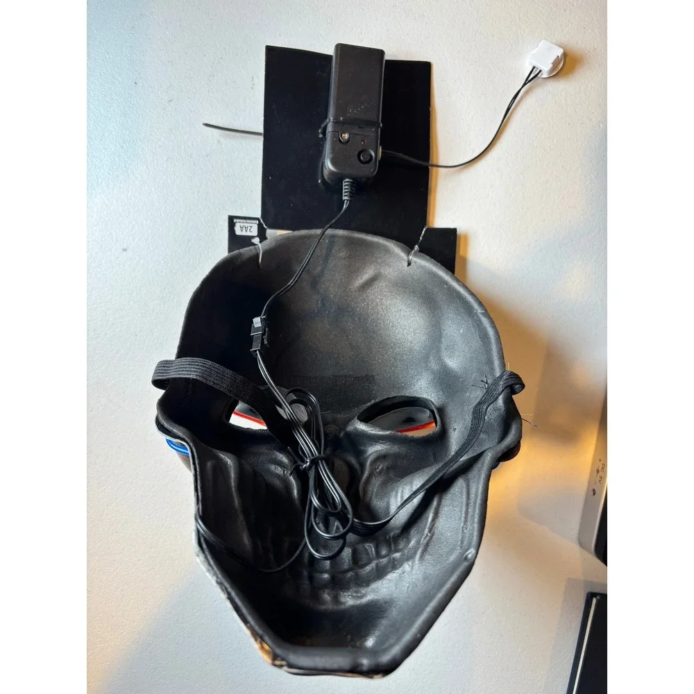 Happy Halloween Light Up‎ Skull Mask, Costume Mask, Glow, 3 Light Modes